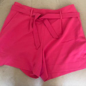 White House Black Market pink shorts, size 14